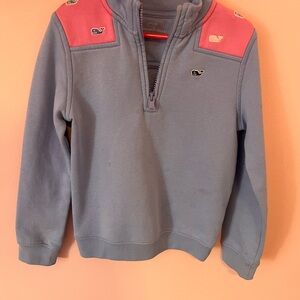 Vineyard Vines girls Blue and Pink Pullover size 5-6